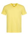 Heren T-shirt V Hals Stedman ST2300 Yellow